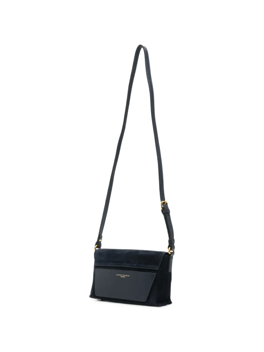 GIANNI CHIARINI Eugenia crossbodytas van suède Blauw