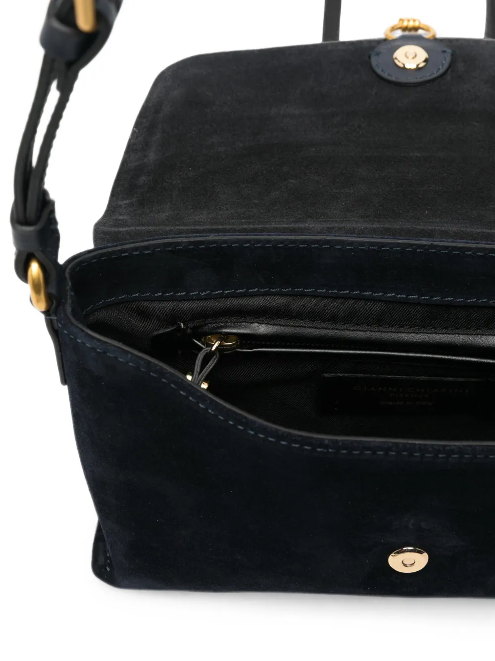 GIANNI CHIARINI Eugenia crossbodytas van suède Blauw
