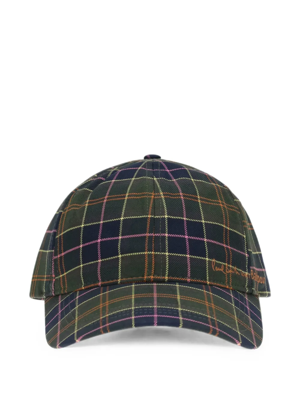 Barbour Paul Smith tartan-print baseball cap
