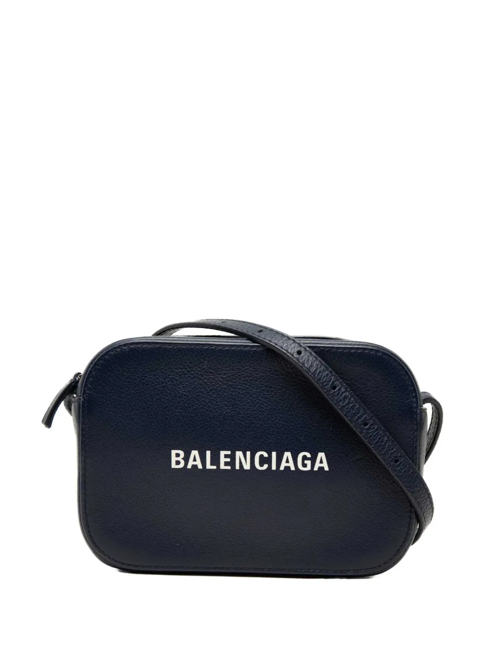 Balenciaga Pre-Owned 2018 Leather Everyday Camera Bag XS crossbody bag - Blu