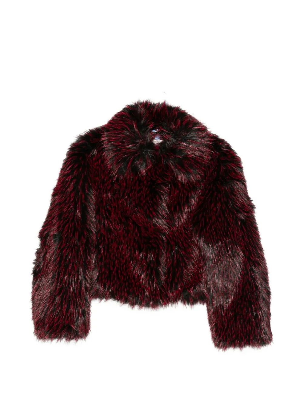 DVF Diane von Furstenberg Kaz faux-fur cropped jacket