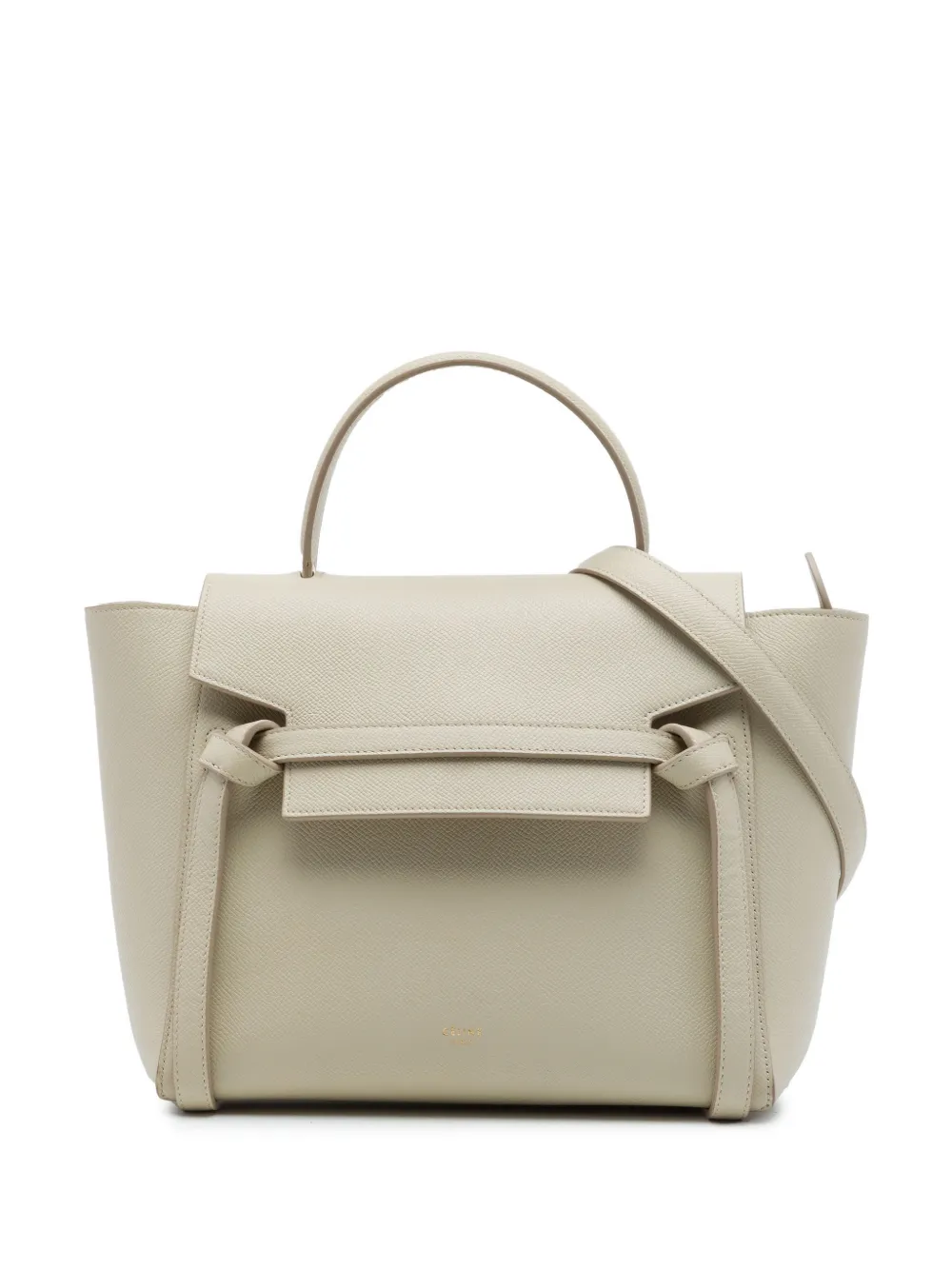 Celine Pre-Owned 2017 Micro Grained Calfskin Belt Bag satchel - Toni neutri