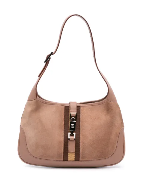 Gucci Pre-Owned bolsa de hombro Jackie de gamuza con detalle Web 2000-2015