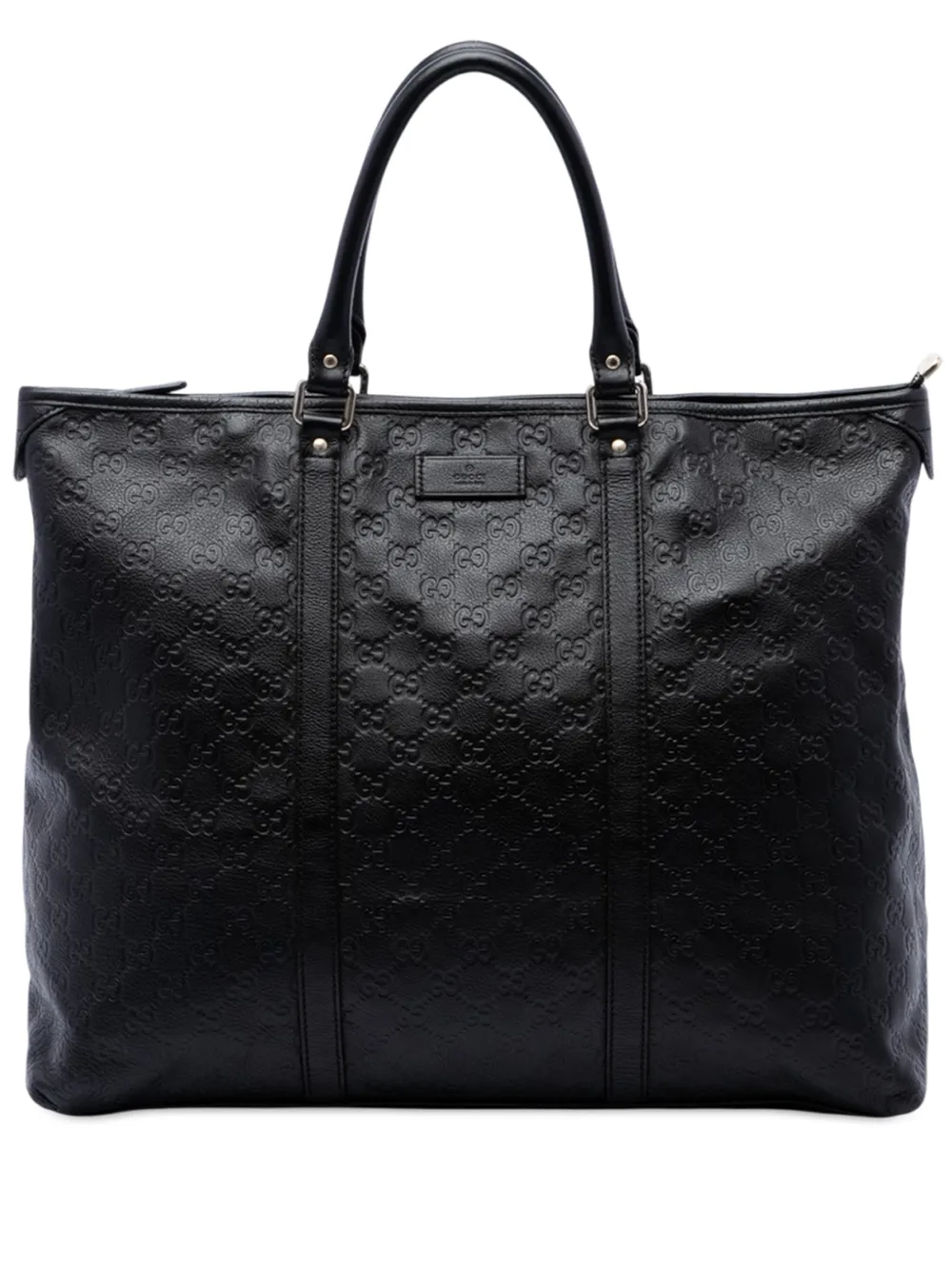 Gucci Pre-Owned 2016-2026 Guccissima Weekender travel bag - Nero