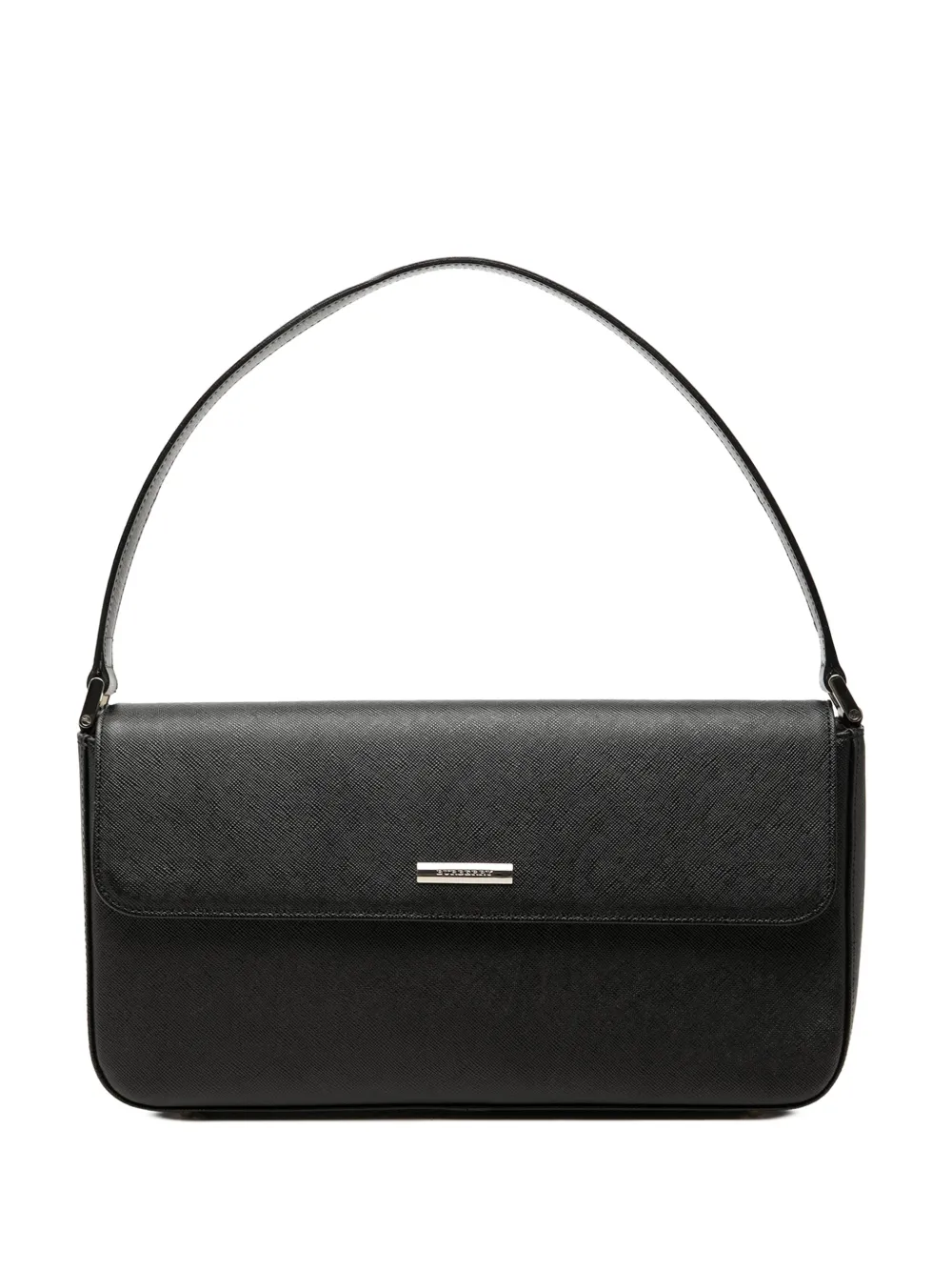 Burberry Pre-Owned 2000-2017 Leather Flap shoulder bag - Black