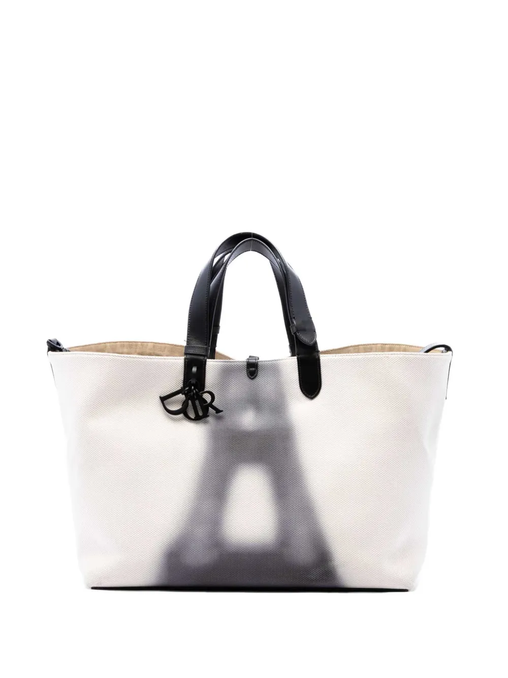 Christian Dior Pre-Owned 2024 große Eiffel Tower Toujours Tote Bag aus Canvas - Weiß
