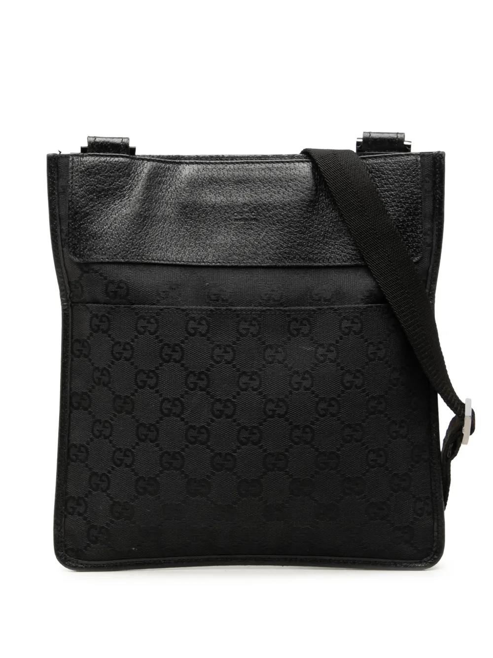 Gucci Pre-Owned 2000-2015 GG Canvas crossbody bag - Black