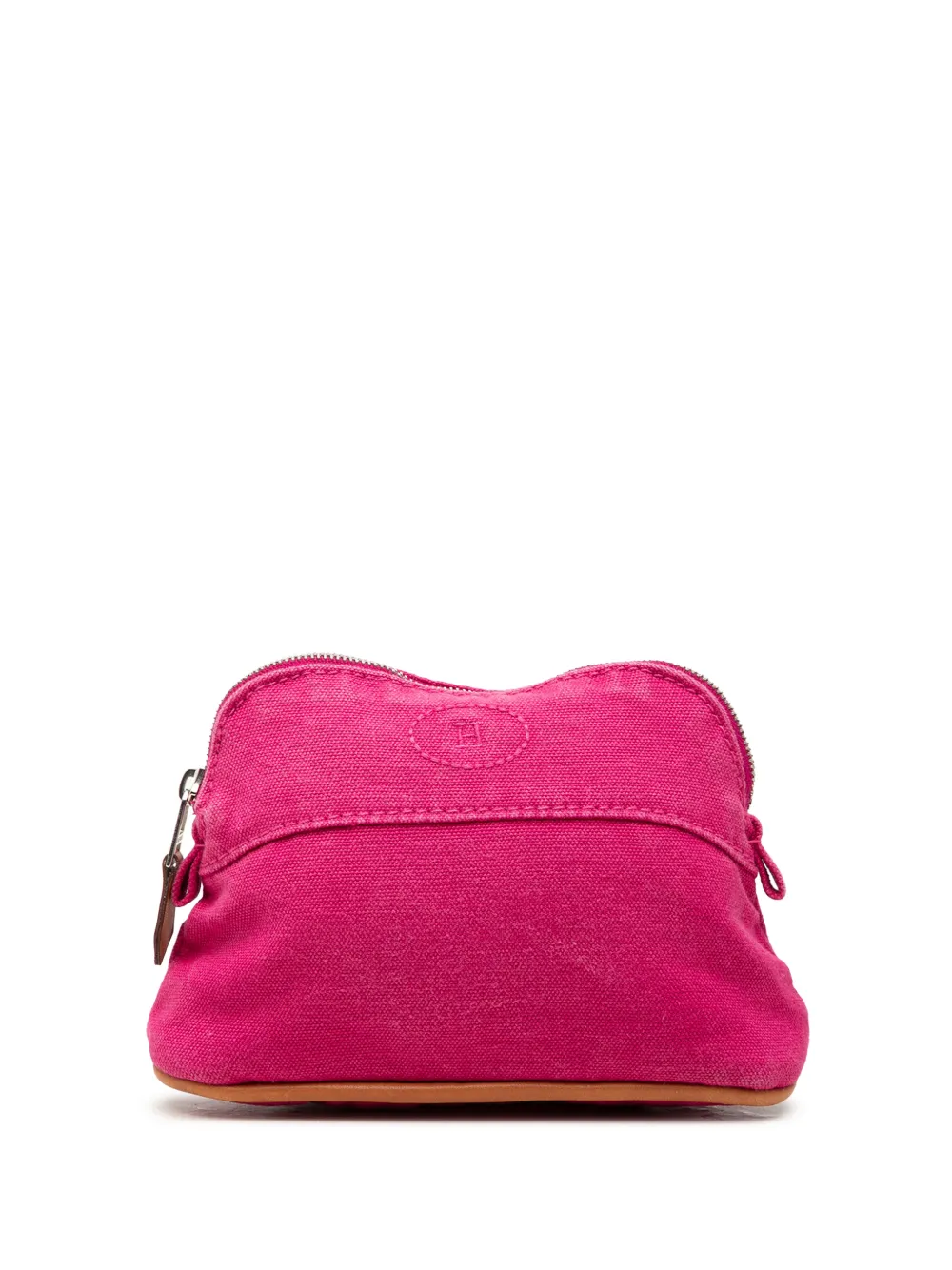 Hermès Pre-Owned 2015-2026 mini Canvas Bolide Clutch - Rosa