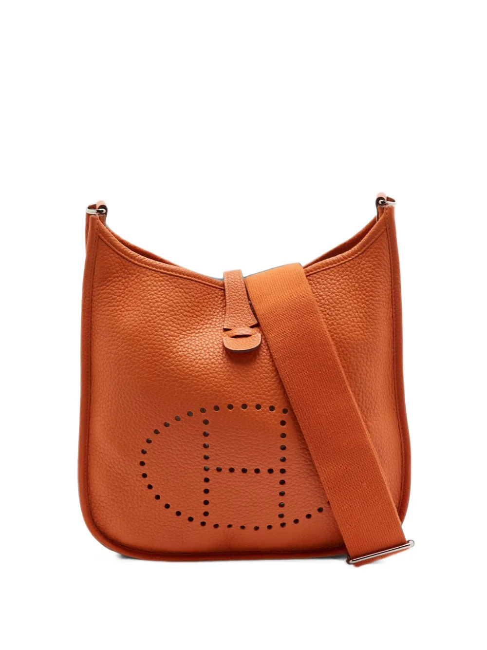 Hermès Pre-Owned 2010 perforierte Evelyne III PM Schultertasche - Orange