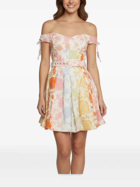 ZIMMERMANN floral-print mini dress