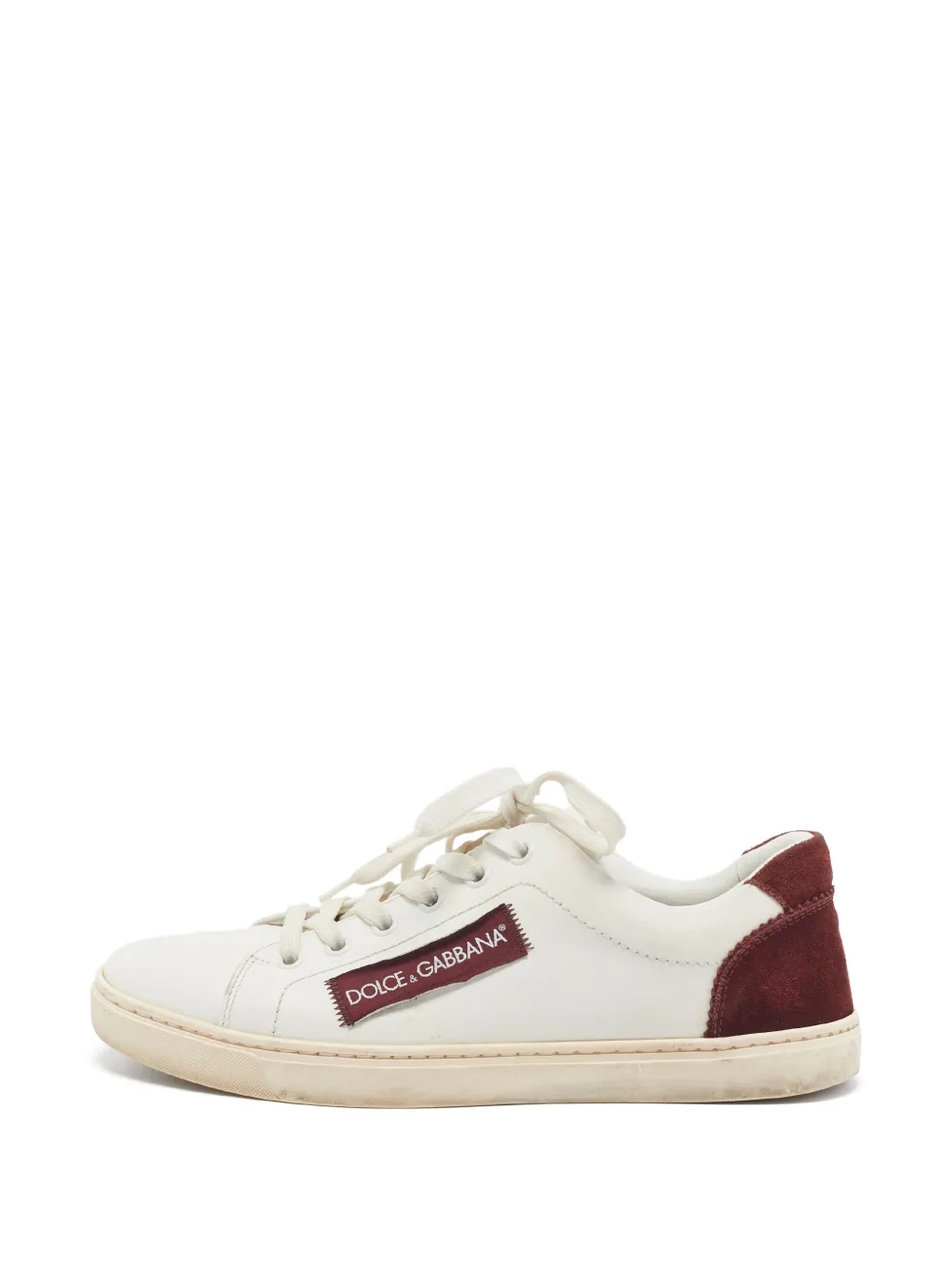 Dolce & Gabbana Pre-Owned baskets Portofino à lacets - Blanc Dolce & Gabbana Pre-Owned baskets Portofino à lacets - Blanc