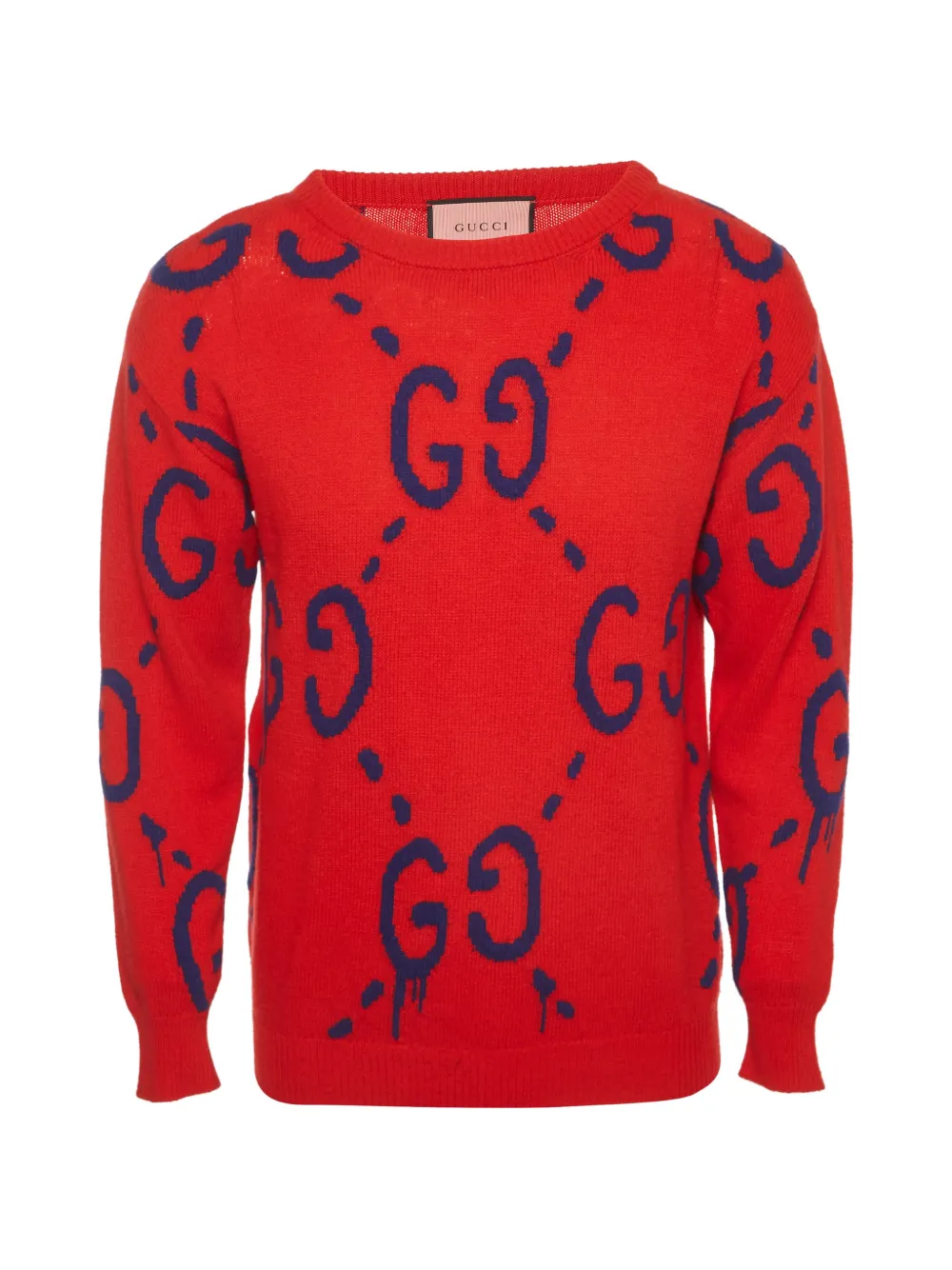 Gucci Pre-Owned pull à motif monogrammé GG - Rouge