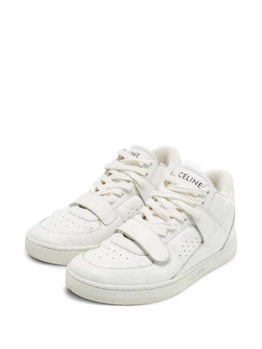 Celine Pre-Owned baskets CT-02 à attache scratch - Blanc