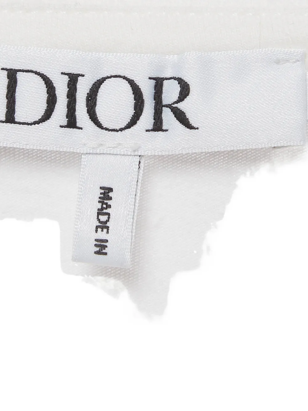 Christian Dior Pre-Owned T-shirt met logoprint Wit