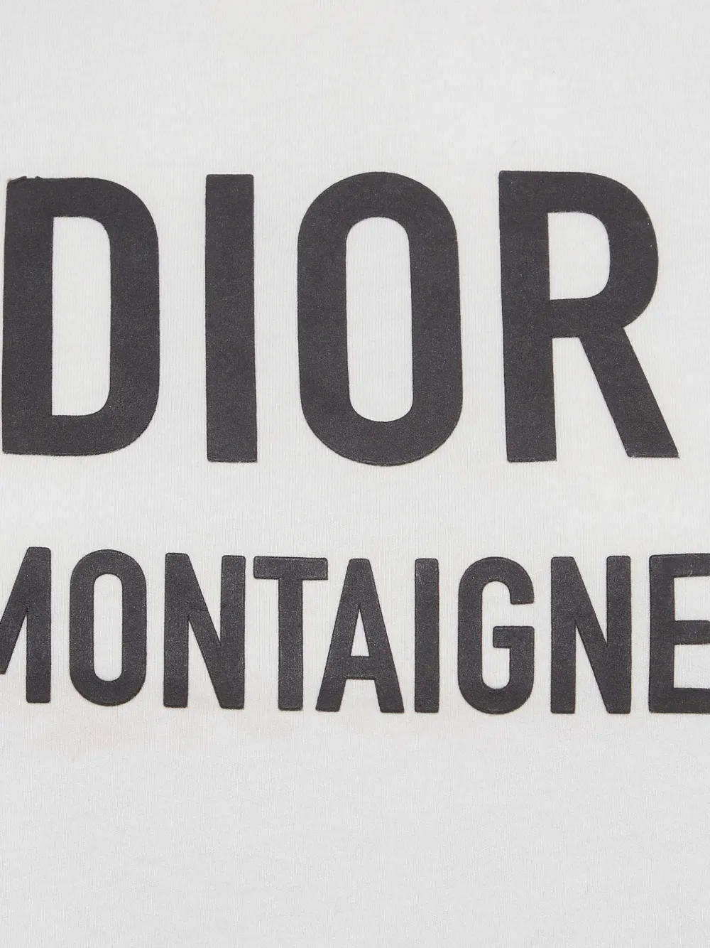 Christian Dior Pre-Owned T-shirt met logoprint Wit