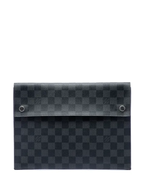 Louis Vuitton Pre-Owned 2019 Damier Graphite Alpha Pochette GM clutch bag