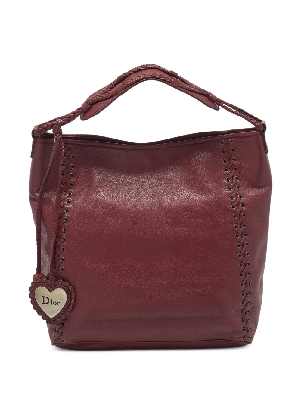 Christian Dior Pre-Owned 2007 geflochtener Ethnic Tote Bag - Rot