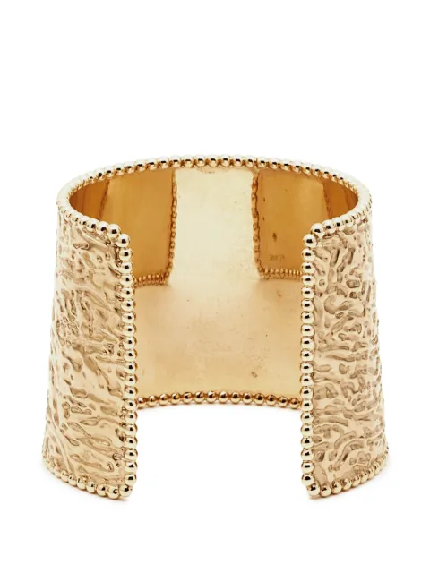 Van Cleef & Arpels Pre-Owned Perlée hammered cuff bracelet