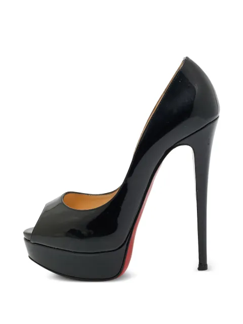 Christian Louboutin Pre-Owned New Very Prive peep-toe platform pumps