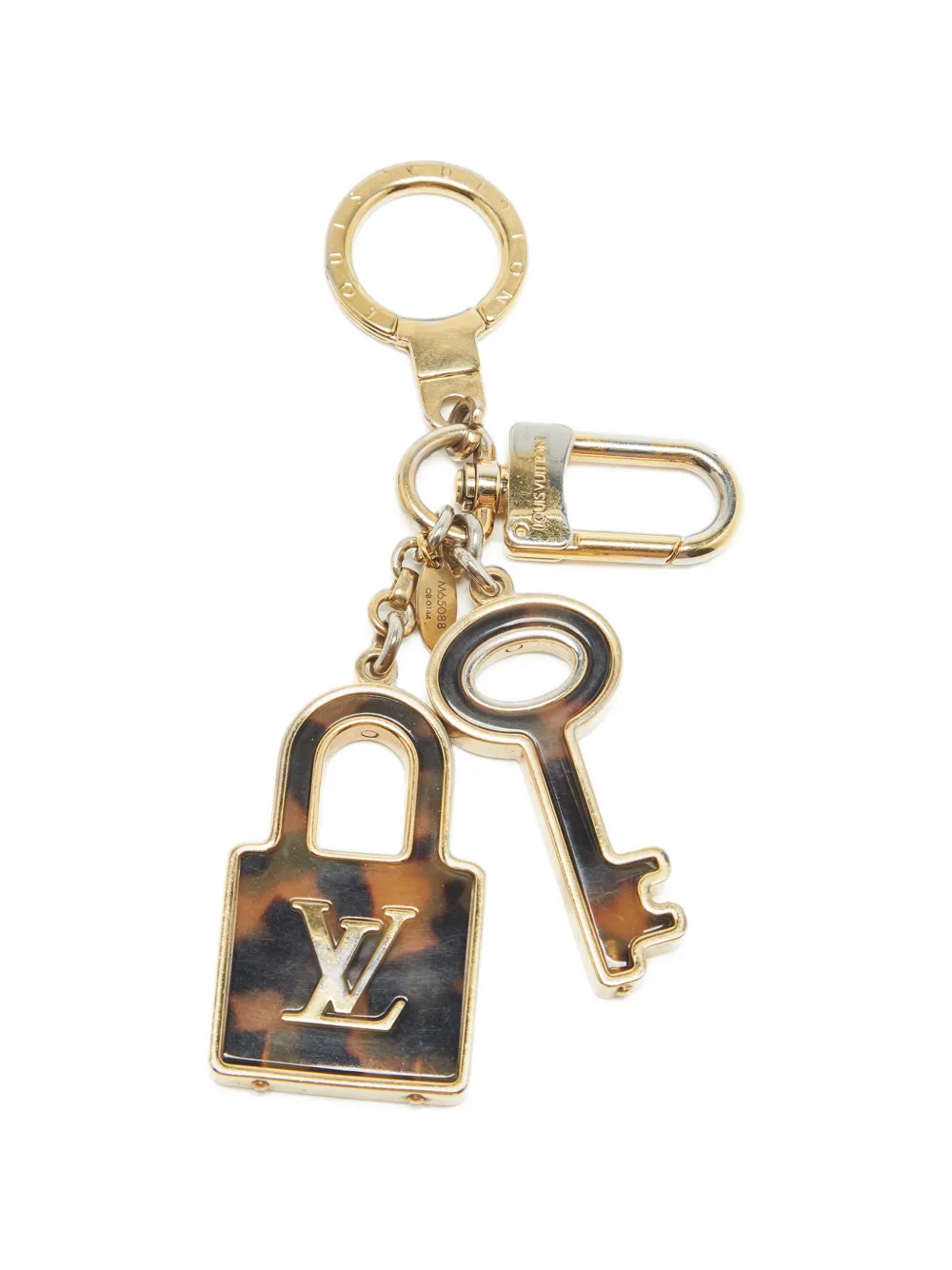 Louis Vuitton Pre-Owned Confidence tortoise-shell bag charm - Oro