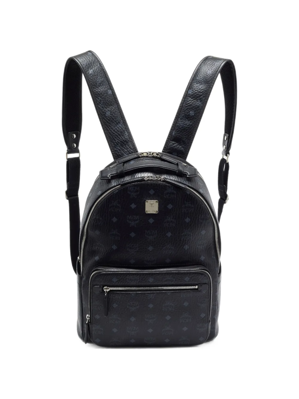 MCM Pre-Owned medium Stark Visetos backpack - Schwarz