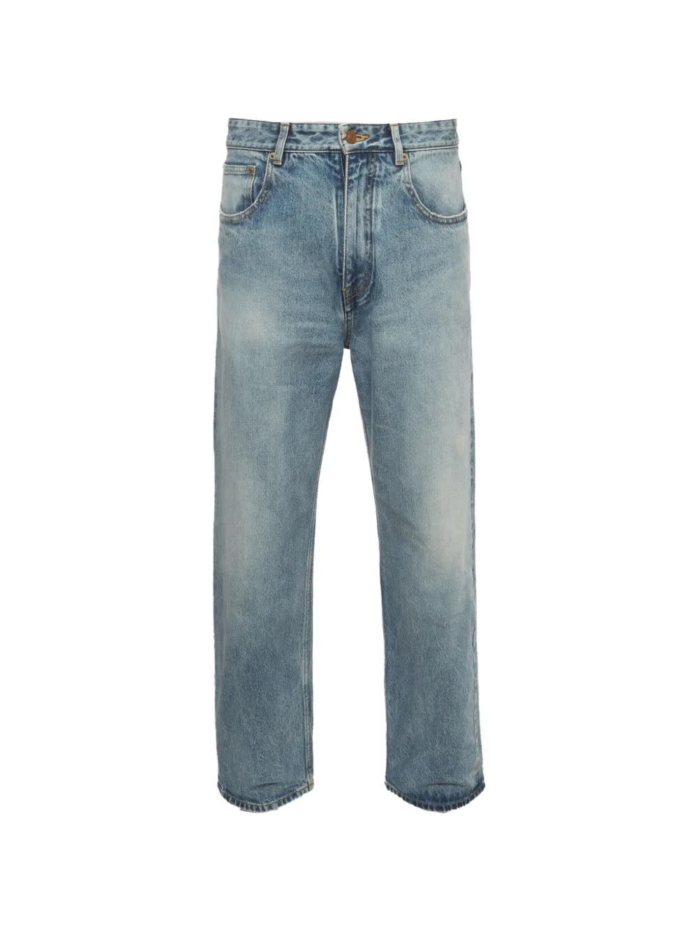 Balenciaga Pre-Owned Jeans mit geradem Bein - Blau