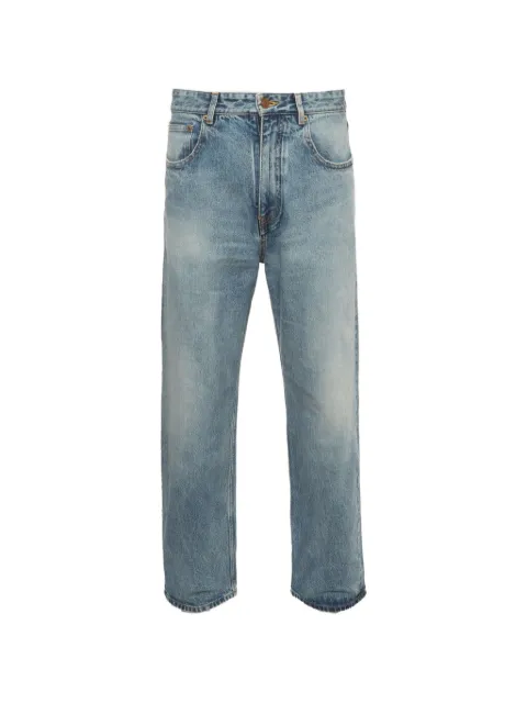 Balenciaga Pre-Owned faded straight-leg jeans
