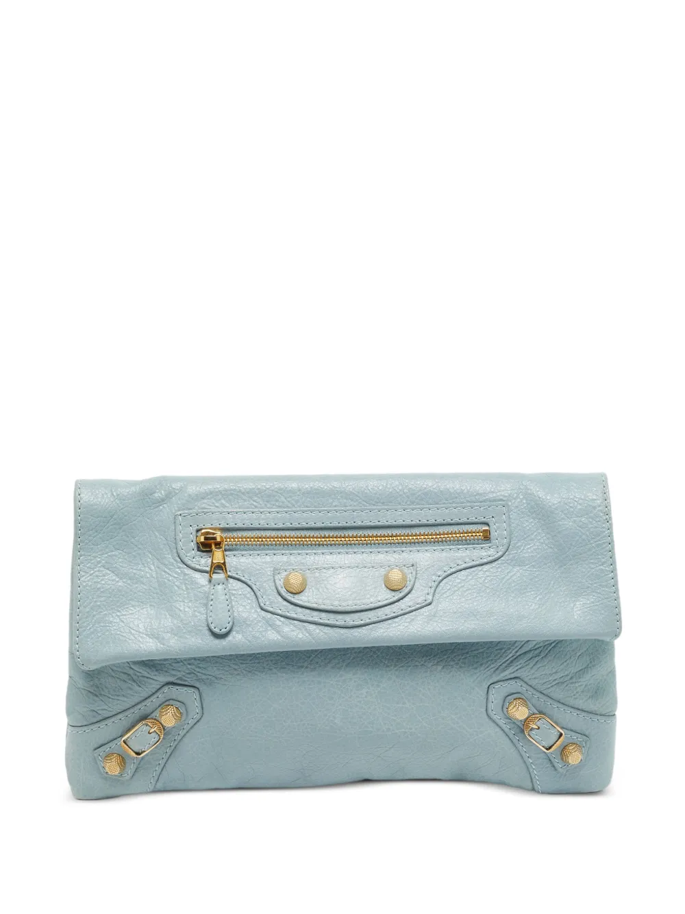 Balenciaga Pre-Owned pochette Envelope en cuir - Bleu