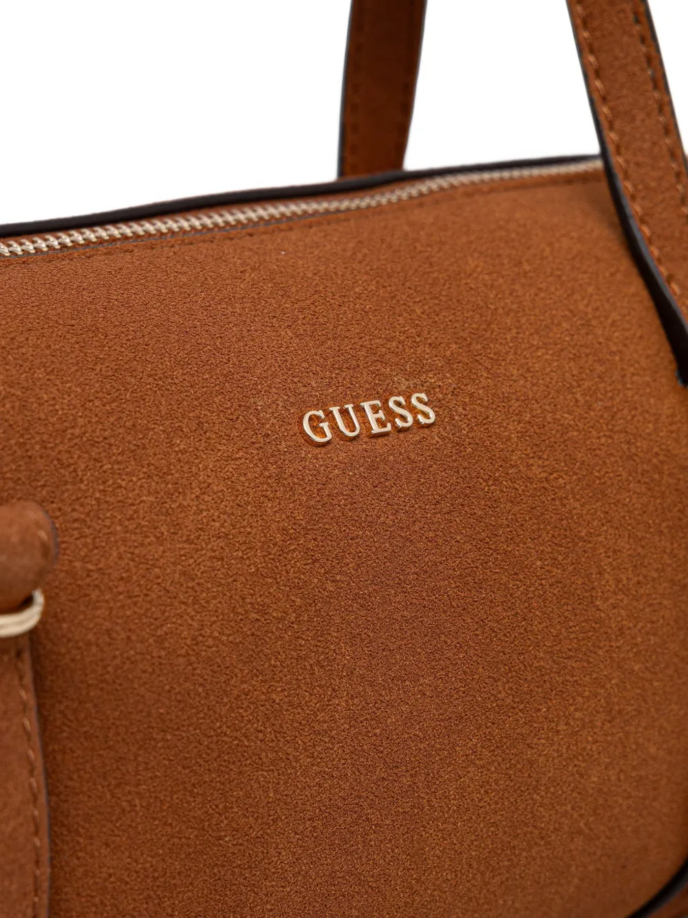GUESS USA Taylor mini-cilindertas met logo-plakkaat Bruin
