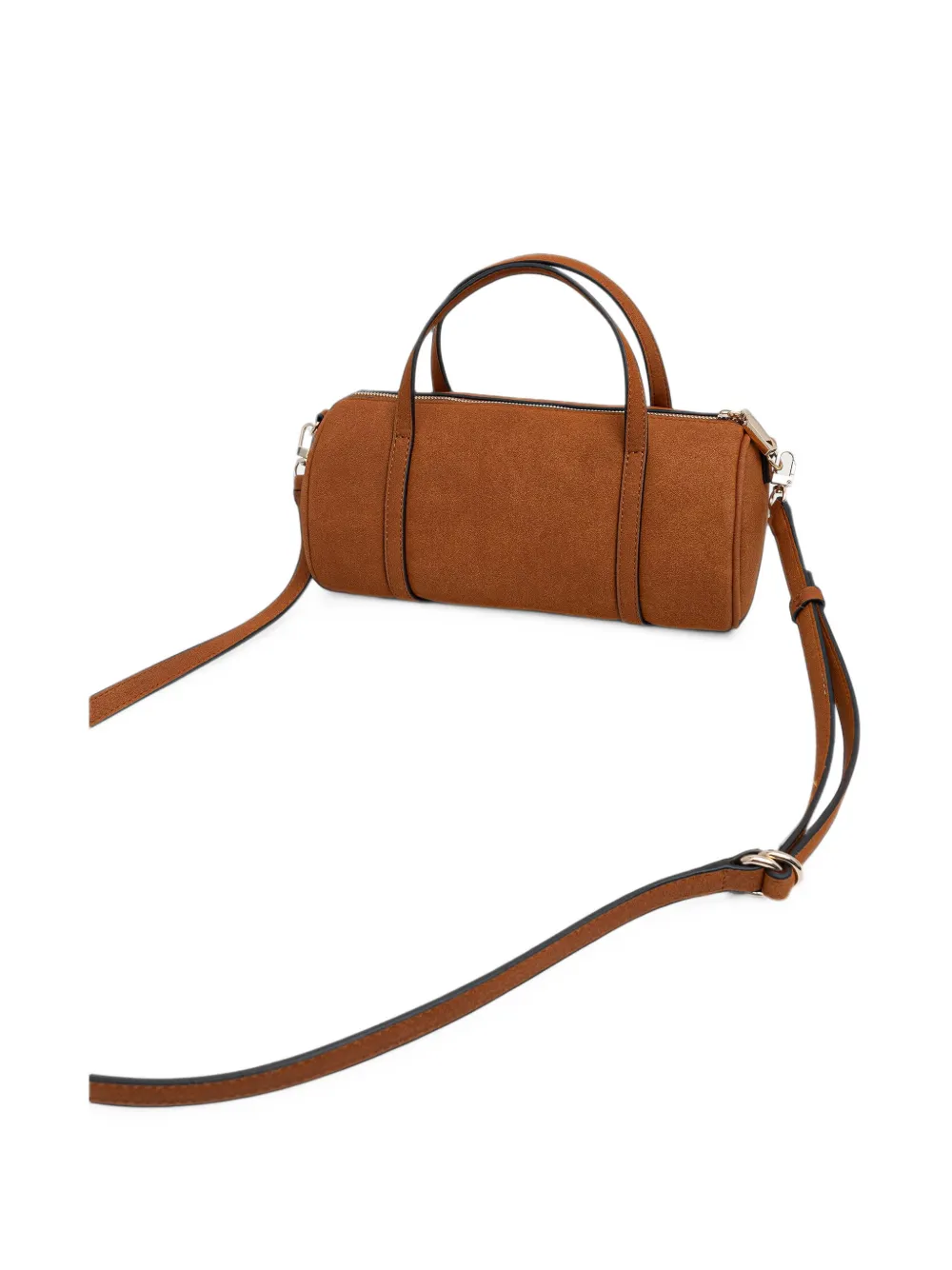 GUESS USA Taylor mini-cilindertas met logo-plakkaat Bruin