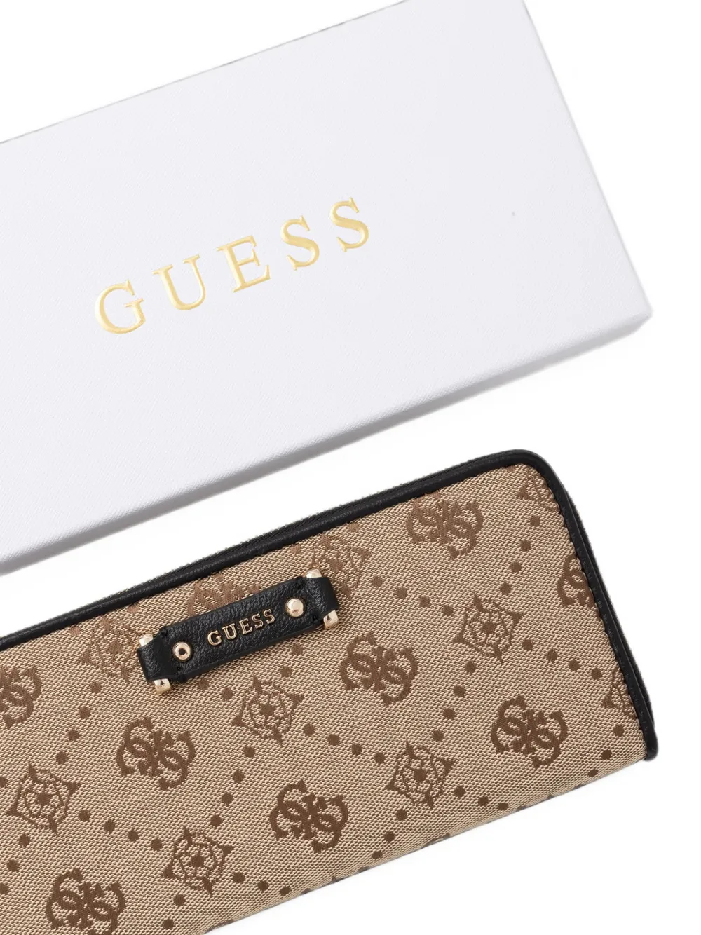 GUESS USA Dorothy maxi wallet Beige