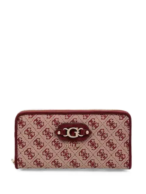 GUESS USA maxi Samantha monogram-print zip-around wallet