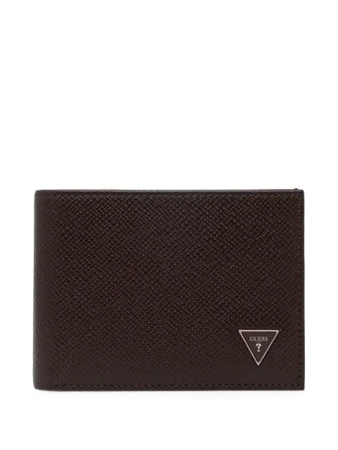 GUESS USA logo-plaque bi-fold wallet