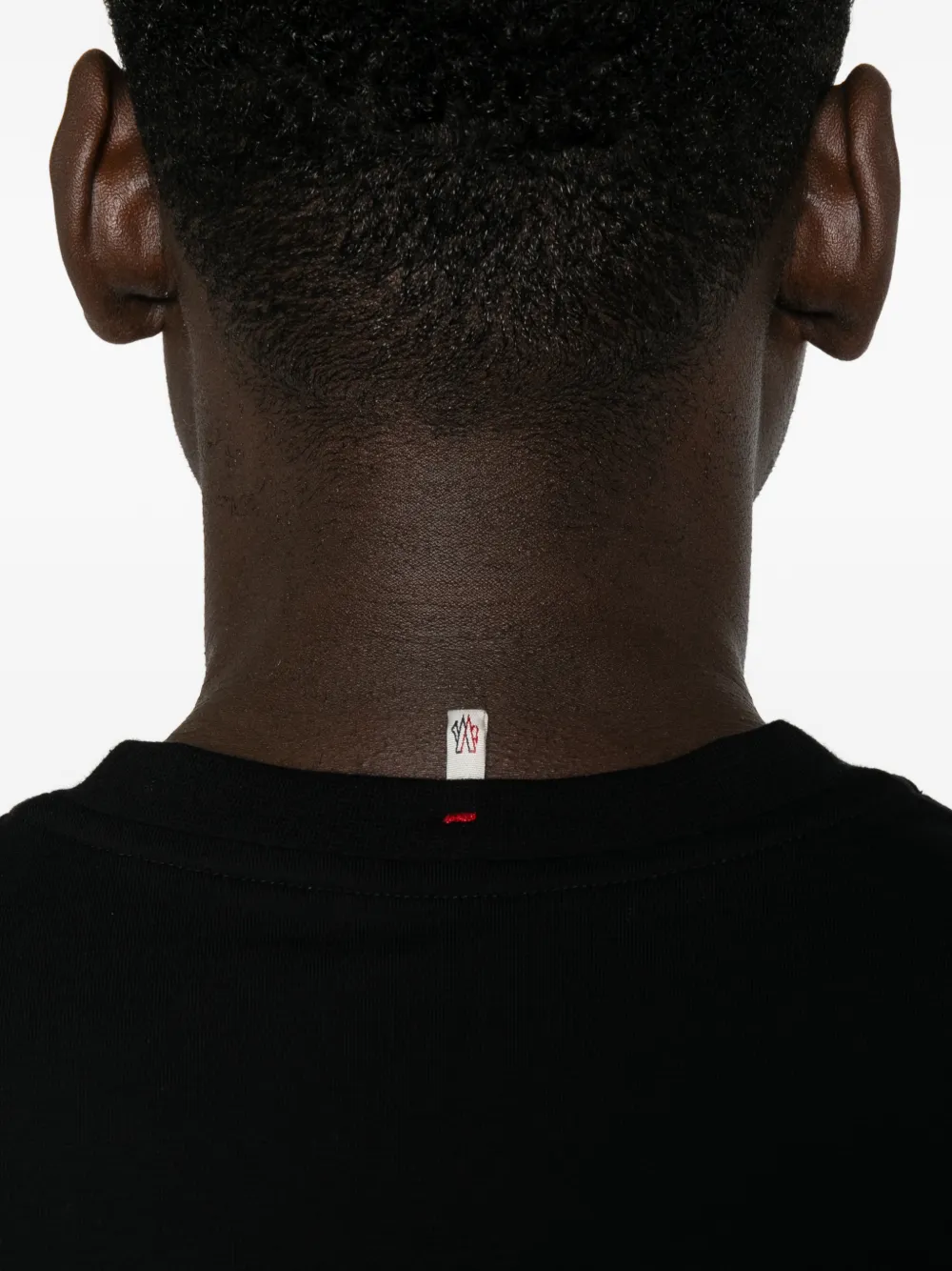 Moncler Grenoble Drie T-shirts met logopatch Zwart