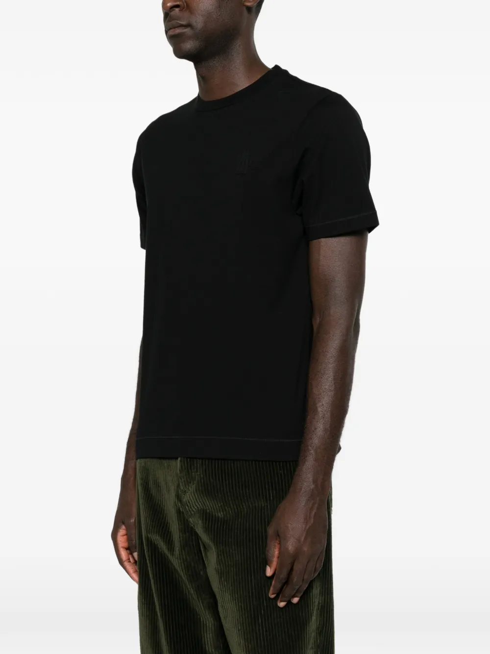 Moncler Grenoble Drie T-shirts met logopatch Zwart