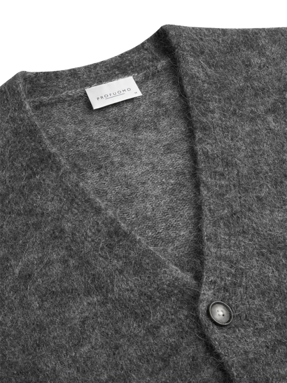 Profuomo Gebreid vest Grijs