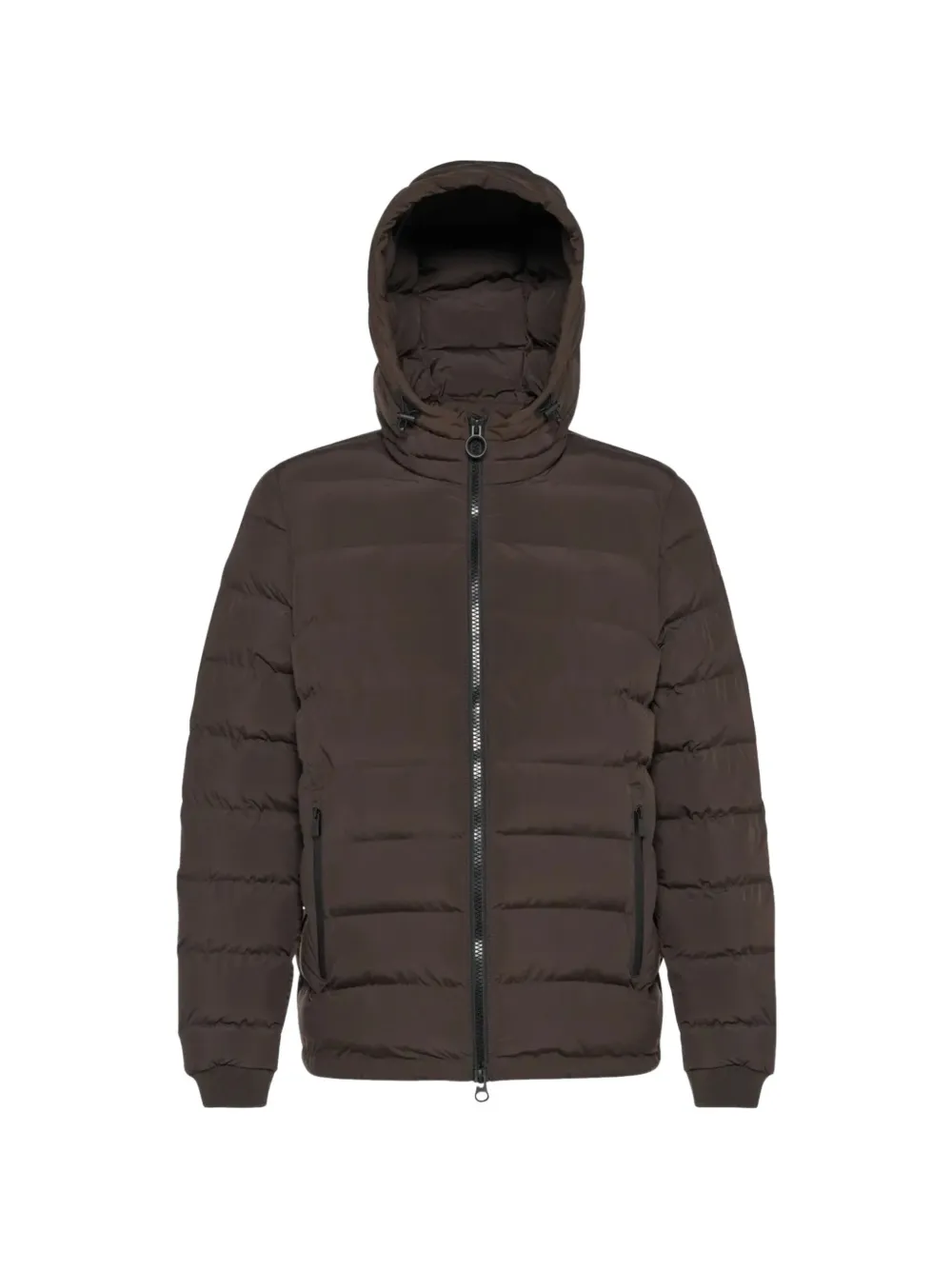 Geox Spherica quilted hooded jacket - Marrone