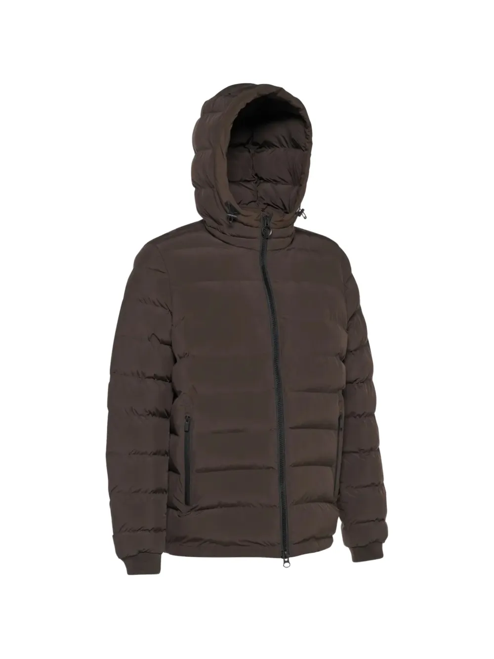 Geox Spherica gewatteerd jack met capuchon Bruin