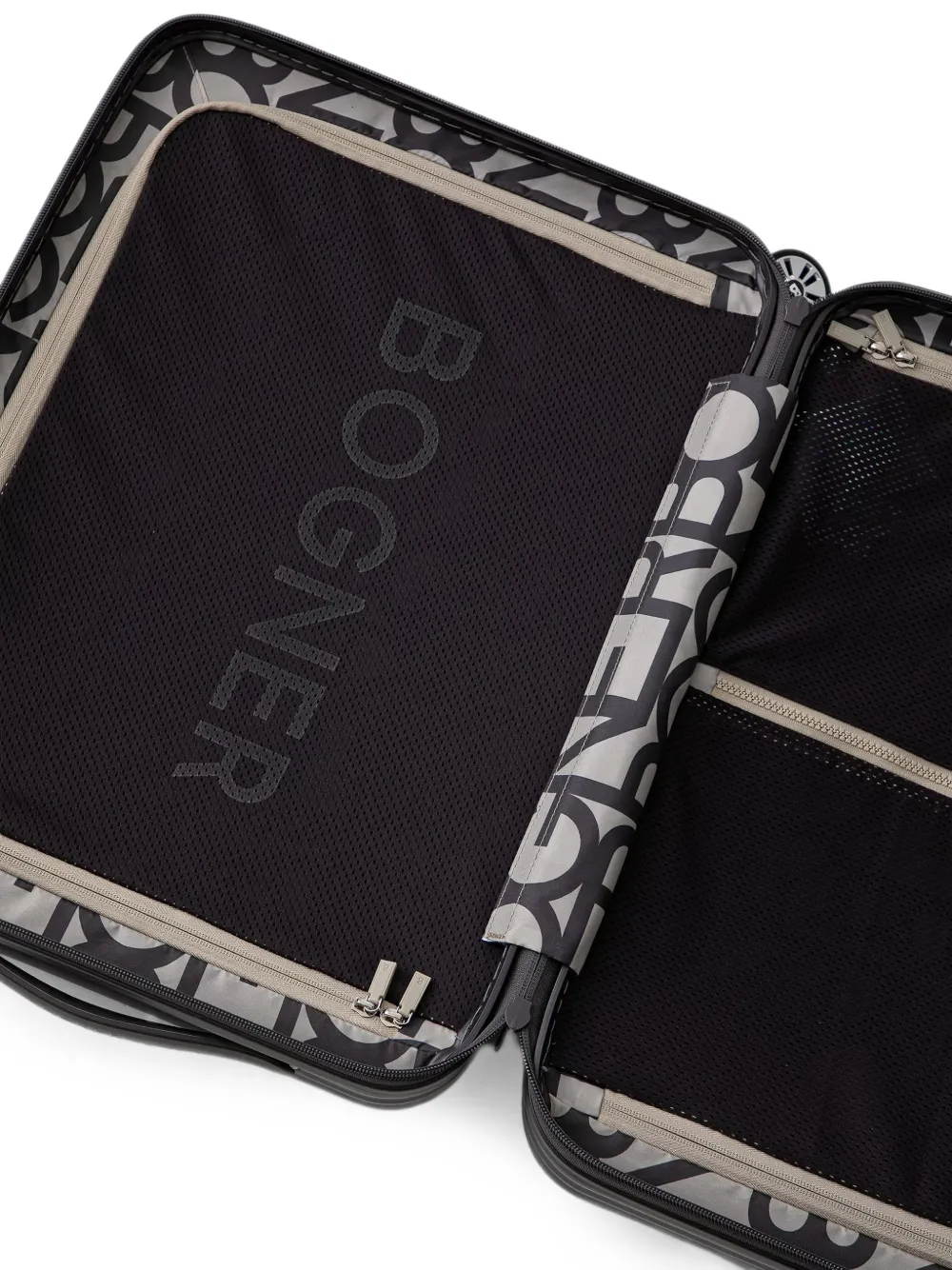 Bogner Logo-embossed Hardshell Suitcase in Grey, view 4