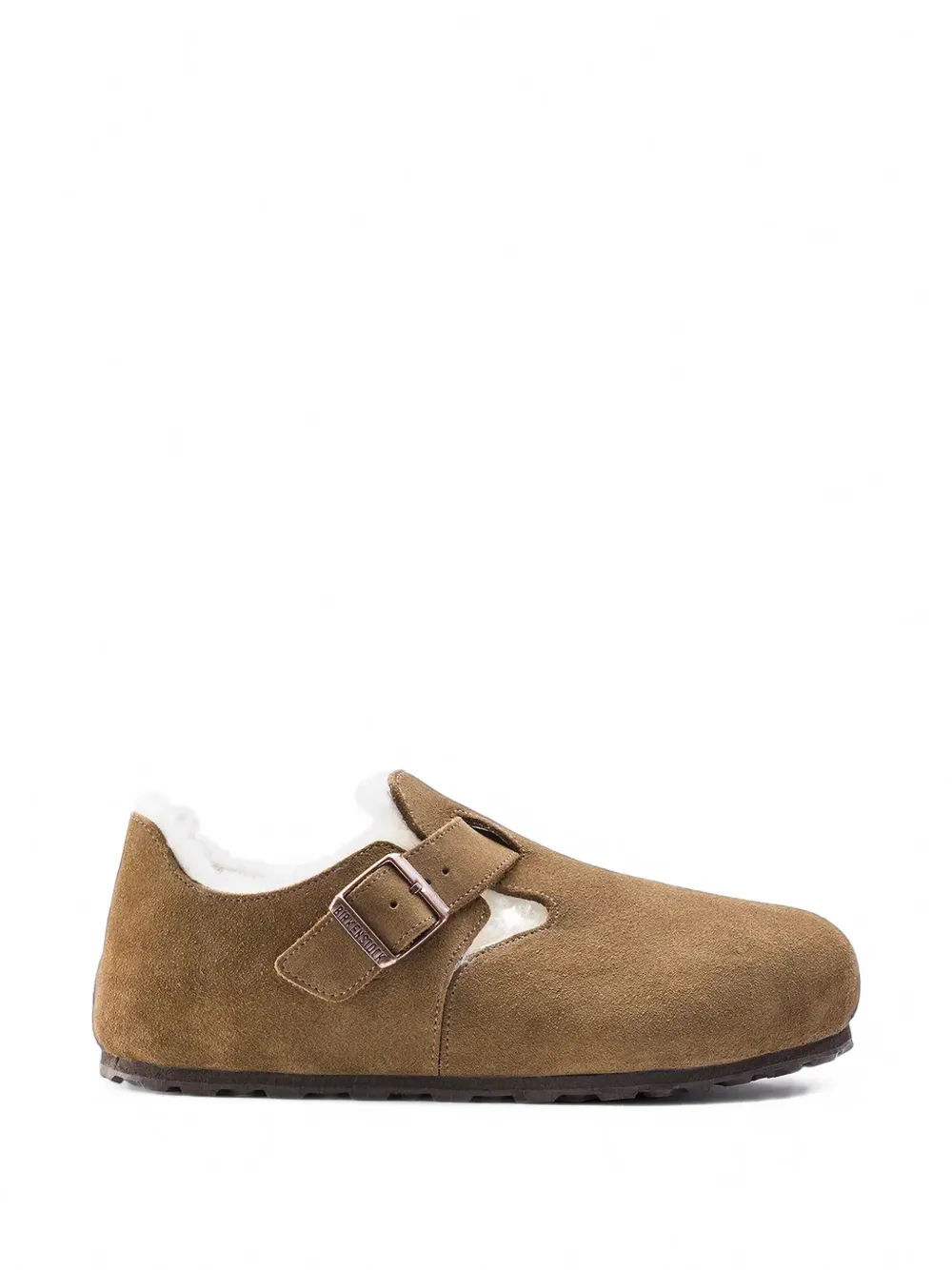 Birkenstock London buckle-fastening shearling shoes