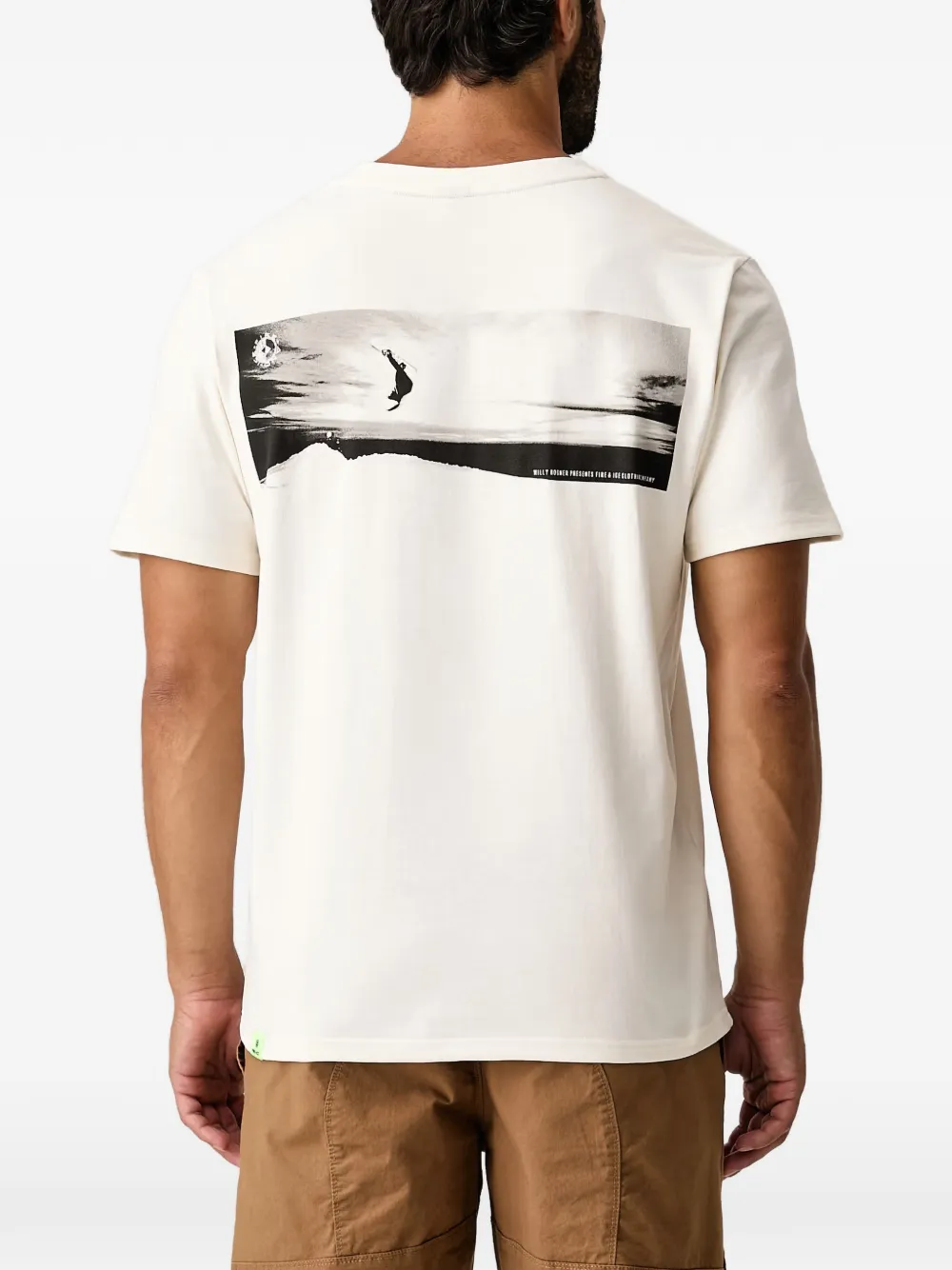BOGNER Mick graphic-print T-shirt Beige