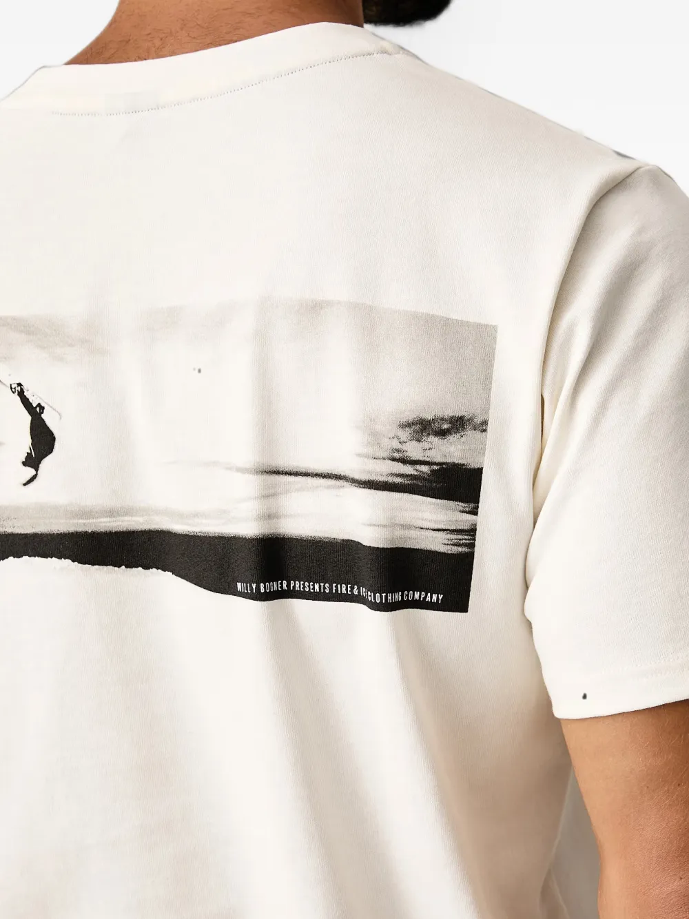BOGNER Mick graphic-print T-shirt Beige