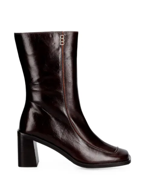 BILLI BI square-toe ankle boots