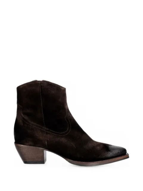 BILLI BI distressed-effect western-style boots