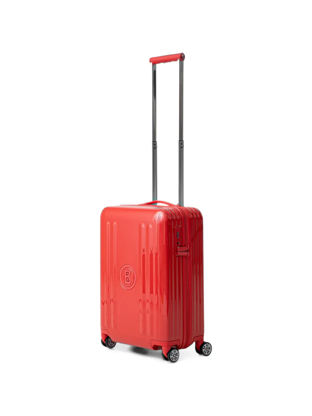 BOGNER Piz C55 logo-embossed hardshell suitcase Rood