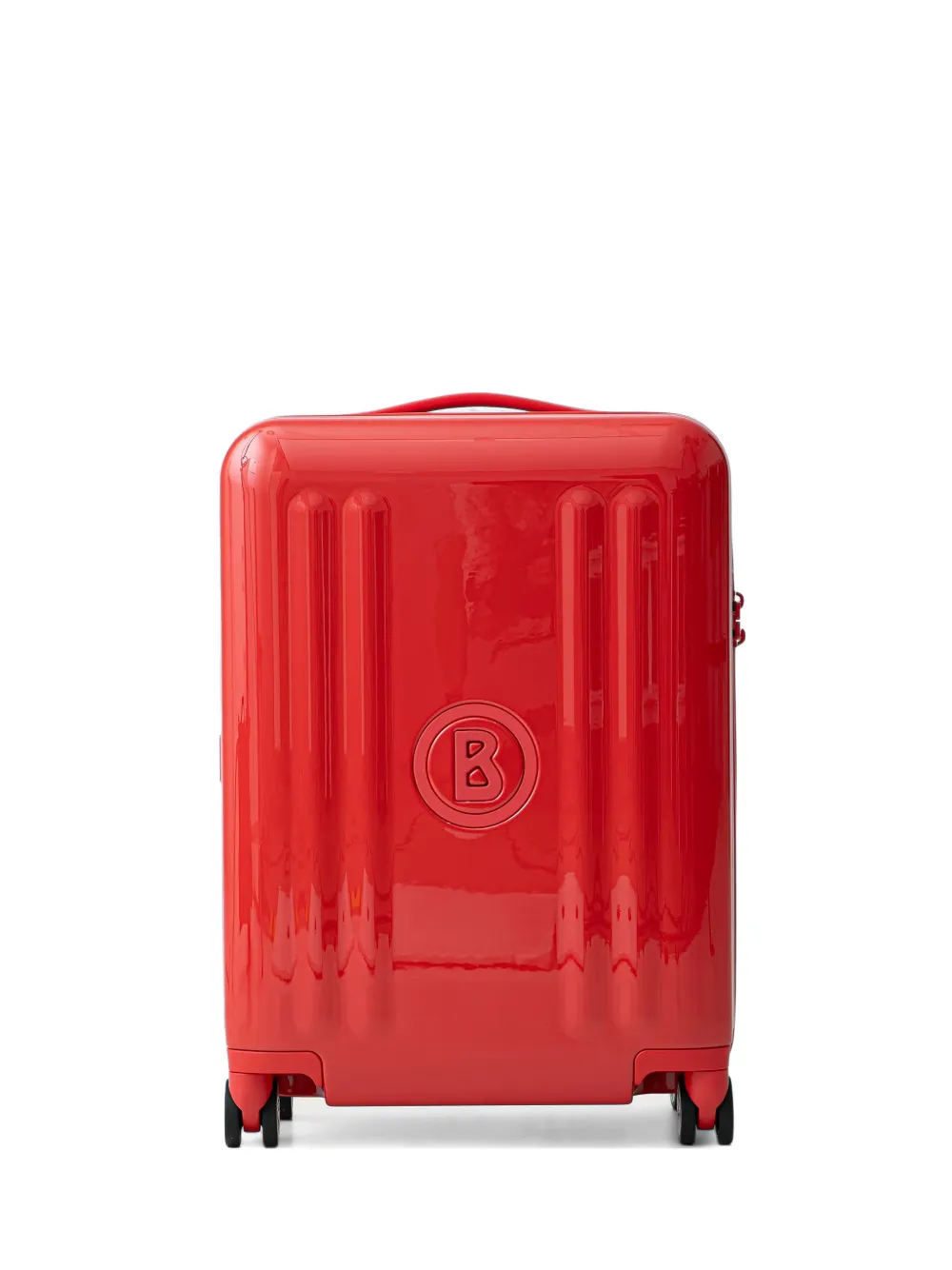 BOGNER Piz C55 logo-embossed hardshell suitcase Rood