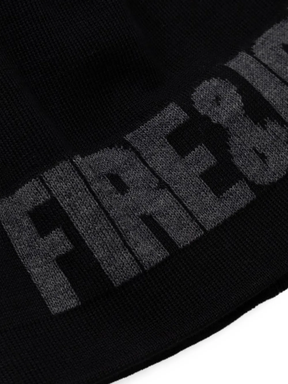BOGNER FIRE+ICE Jamie muts met logo-intarsia Zwart
