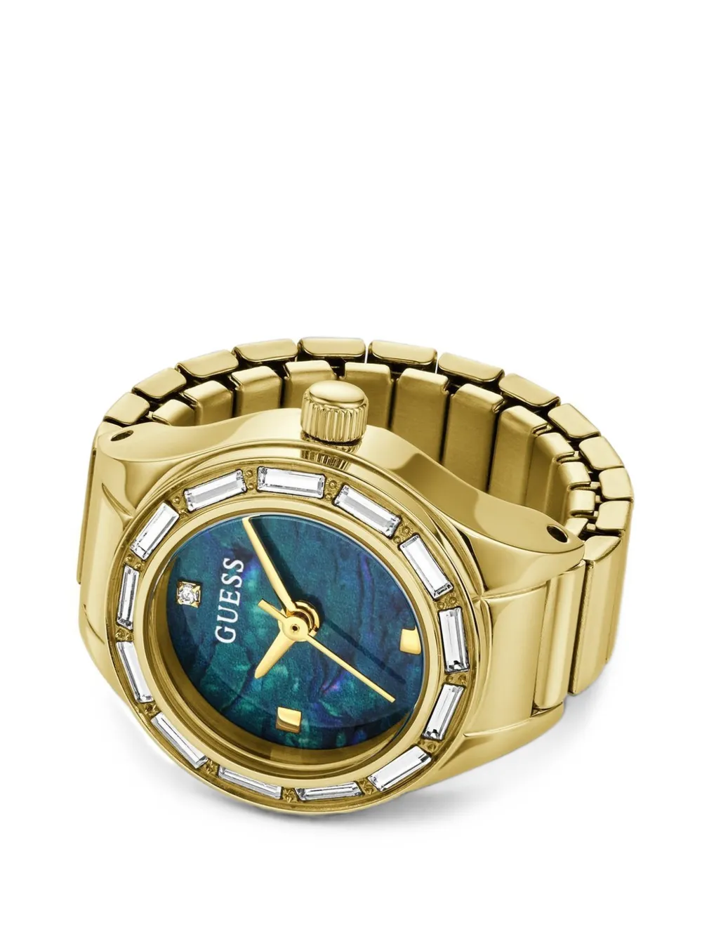 GUESS USA Esme crystal-embellished 18mm watch ring