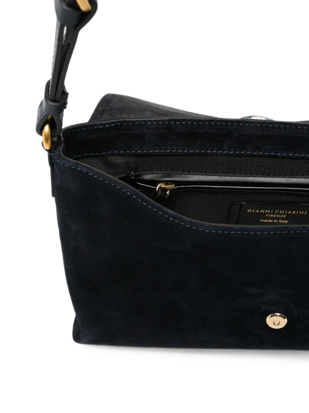 GIANNI CHIARINI Eugenia suède crossbodytas Blauw