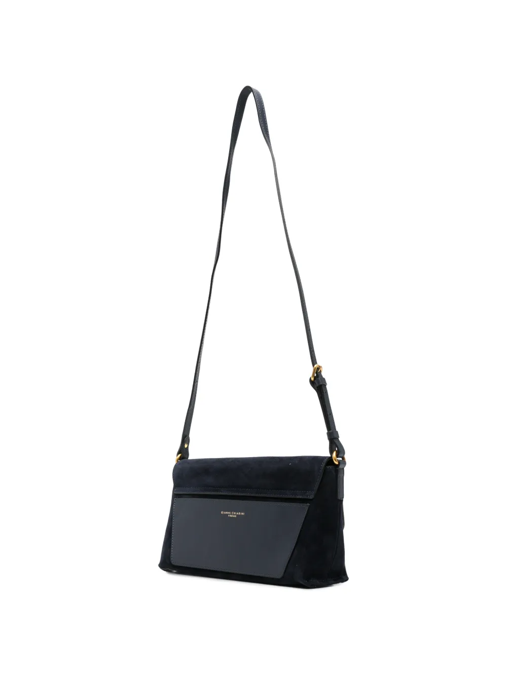 GIANNI CHIARINI Eugenia suède crossbodytas Blauw